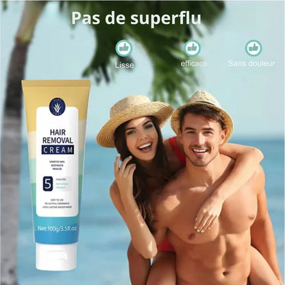 🔥 Achetez-en 1, obtenez-en 1 gratuit ! Crème dépilatoire indolore pour tout le corps