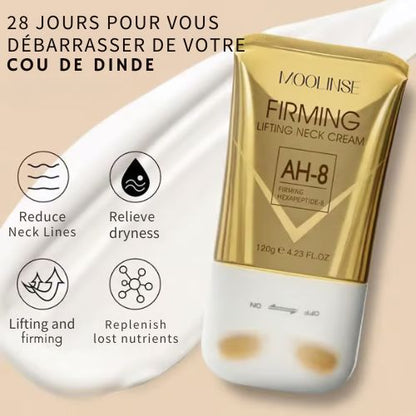 Crème raffermissante et liftante pour le cou, pour peau crépue, hydratante pour la peau
